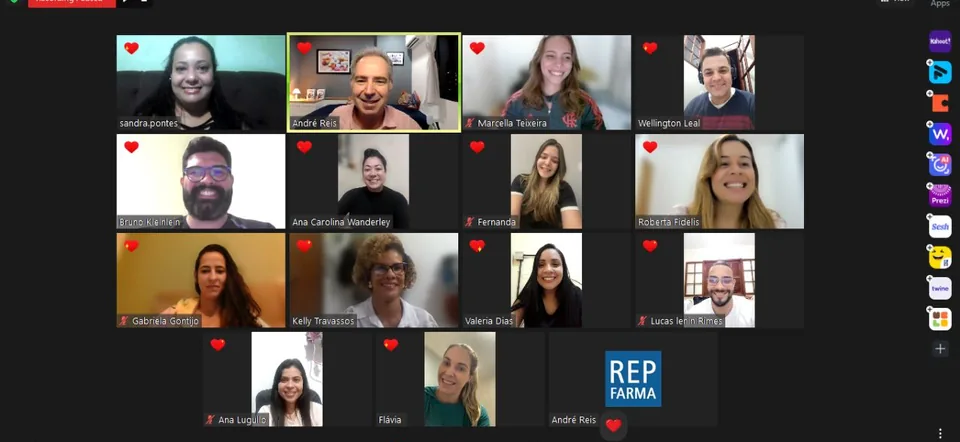 Abril de 2023: Online ao vivo, Turma A: encontro online da turma