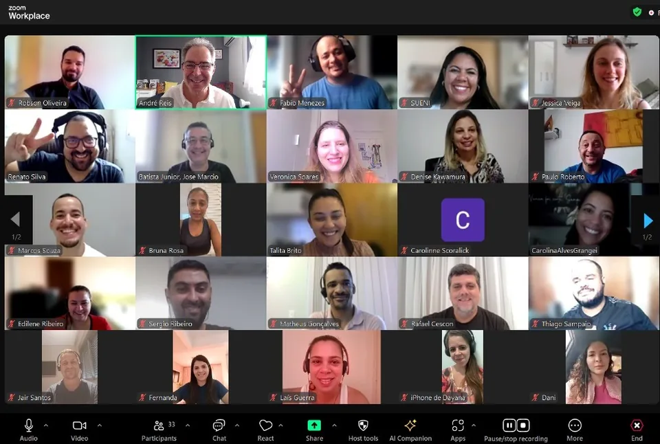 Agosto de 2024: Online ao vivo, Turma B: encontro online da turma