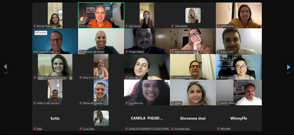 Janeiro de 2025: Online ao vivo, Turma A: encontro online da turma
