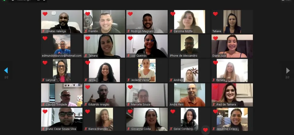 Junho de 2022: Online ao vivo, Turma B: encontro online da turma