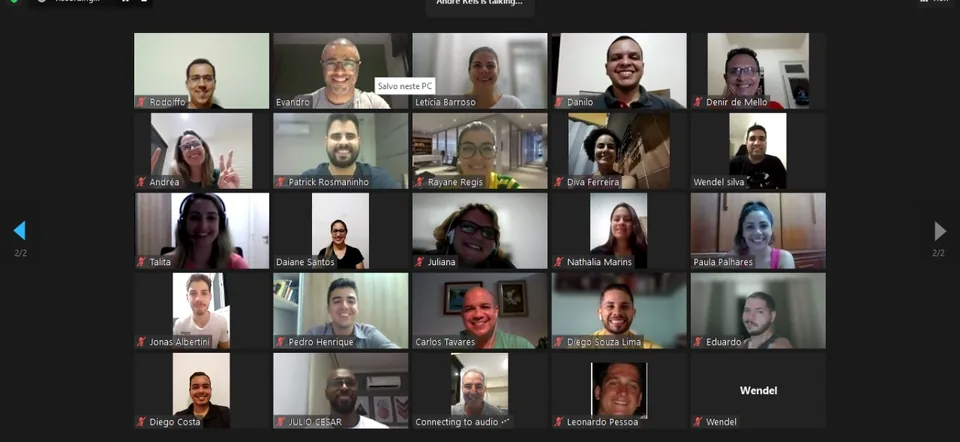 Novembro de 2022: Online ao vivo, Turma A: encontro online da turma