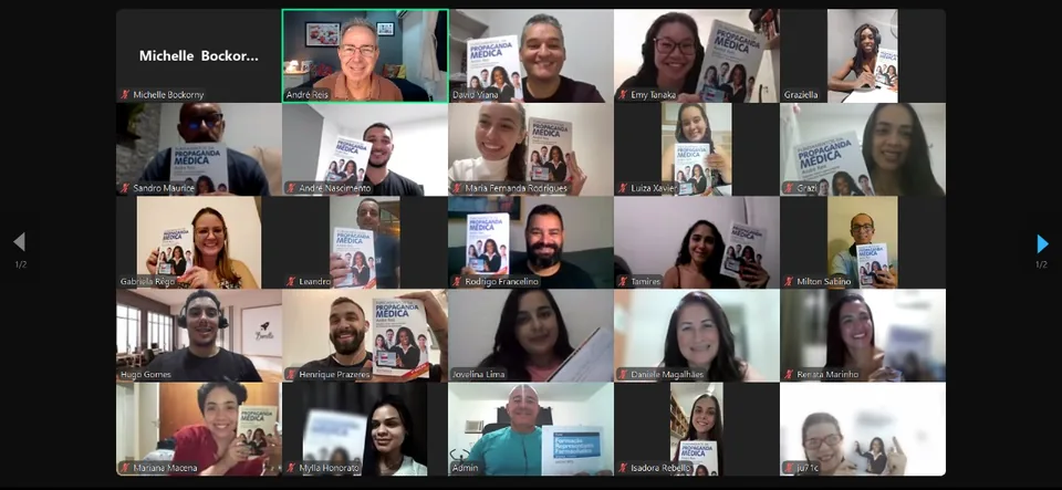 Novembro de 2024: Online ao vivo, Turma A: encontro online da turma