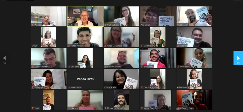 Outubro de 2023: Online ao vivo, Turma B: encontro online da turma