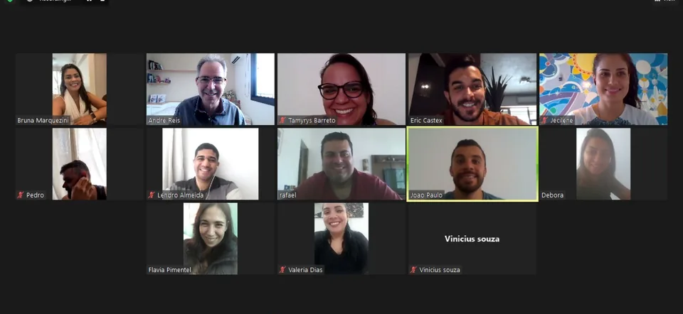 Setembro de 2022: Online ao vivo, Turma B: encontro online da turma